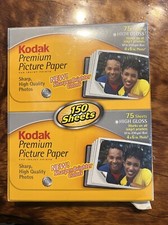 NEW Kodak Premium Picture Paper Inkjet Printers, 150 Sheets, 4 x 6, High Gloss