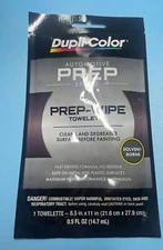 Dupli-Color Prep Grease and Wax Remover Prep Wipe Single Prep Wipe PW100