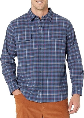 Goodthreads Herren Standard Fit Langarm Stretch Flanell Hemd MEDIUM - Bild 4 von 7