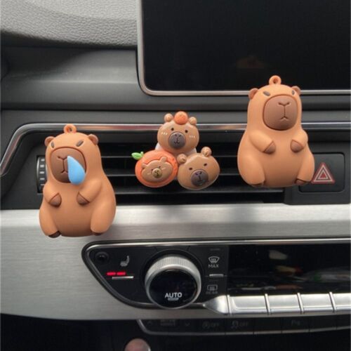 Interior Accessories Capybara Action Figures Car Fragrance Clip  Auto - Photo 1/14