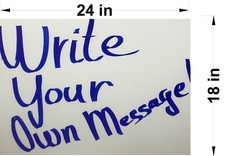 50 White Signs 18  X 24  x4 mm Corrugated Plastic Pkg 50 Pcs Ship Same Day UPS