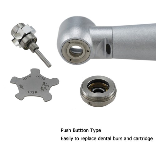 Pieza de mano dental de alta velocidad LED de fibra óptica BEING para acoplador KAVO NSK 4 6 orificios - Imagen 286 de 350