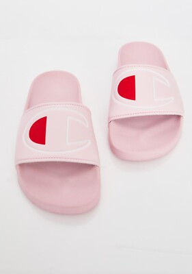 NWOB NWT Women Champion Bubblegum Blush Pink IPO Slides Size