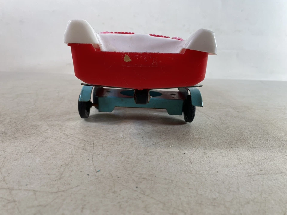 Remolque Jeepster 11E97 TONKA CLIPPER de plástico color inverso raro años 60 TOY BOAT Foto 3 de 4