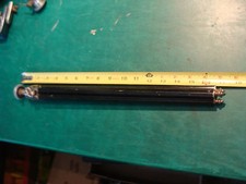 Vintage Tripod: no name, painted gray long ago which is coming off 49" long flat