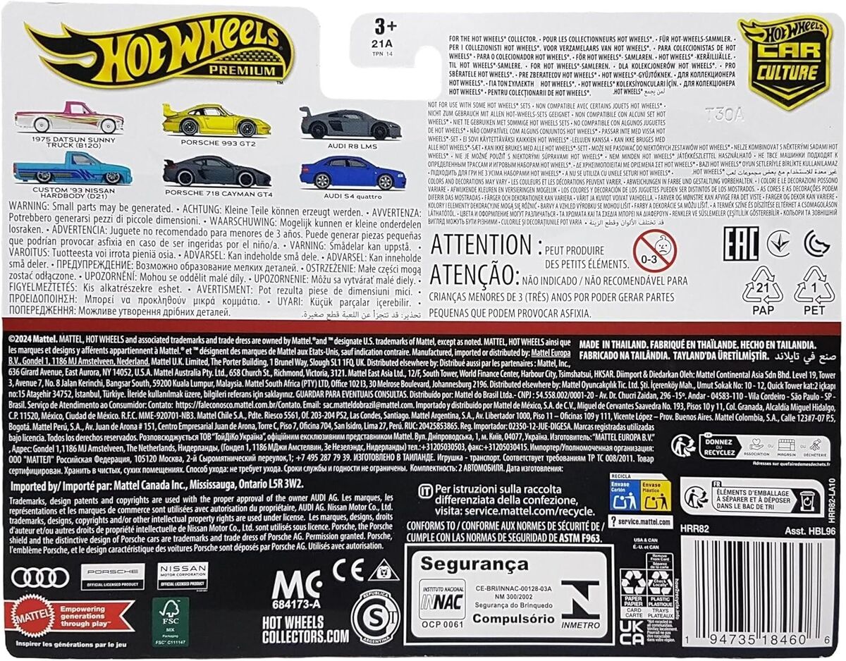 Hot Wheels Car Culture 2-Pack Porsche 993 GT2 & Porsche 718 Hot Wheels Car Culture 2-Pack Porsche 993 GT2 & Porsche 718