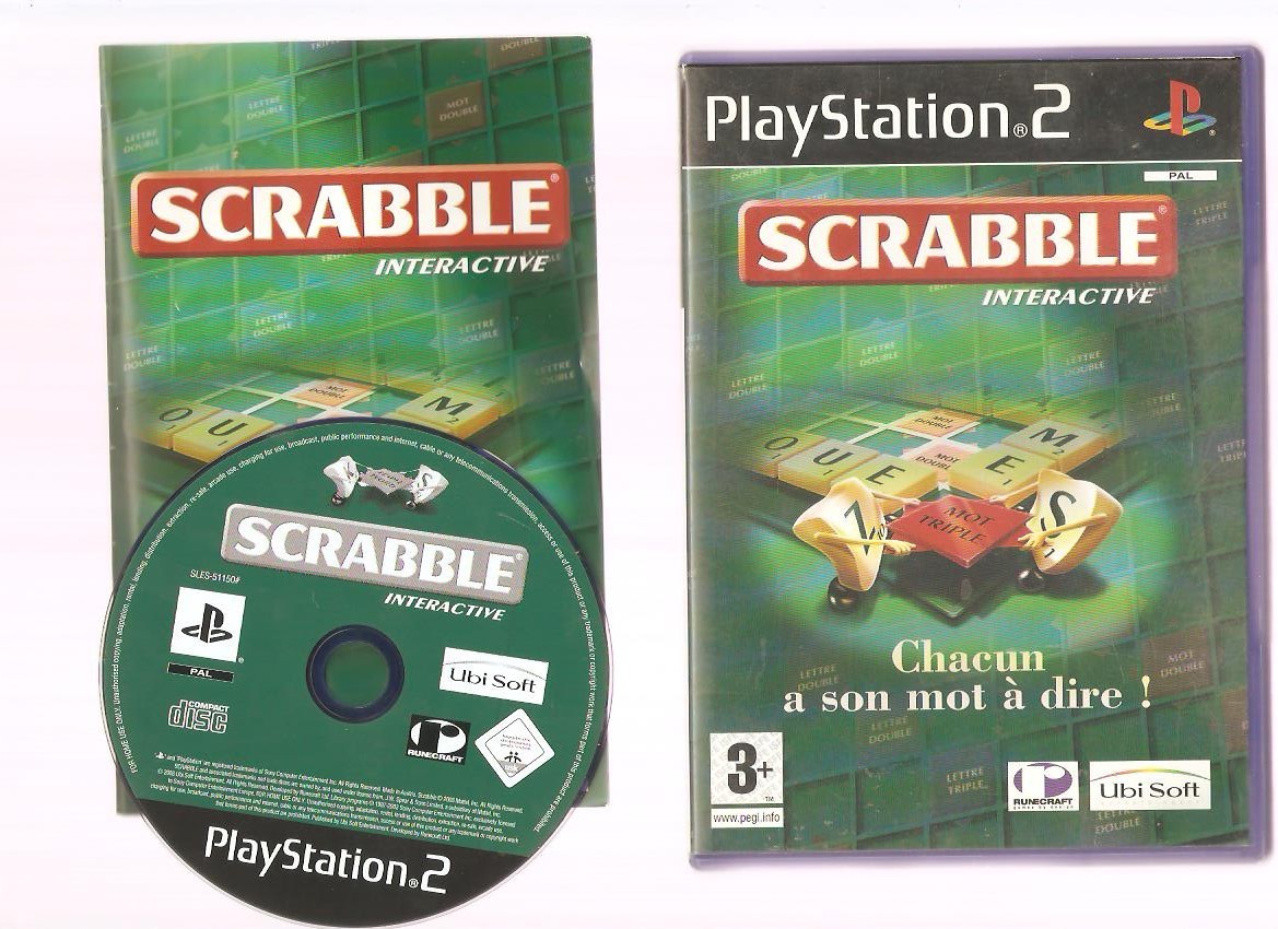 Rarissime !!! SCRABBLE Chacun à son Mot à Dire : INCONTOURNABLE SUR PS 2