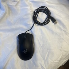 Razer DeathAdder 2000 RZ01-0145 Black Gaming Mouse USB Cable Tested Works