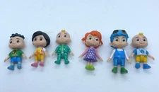 Cocomelon Friends & Family, 6 Figure Pack - 3 Inch Character Toys