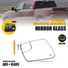 New Left Driver Side Heated Mirror Glass For ...
