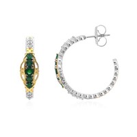 Cavill Sambia Ohrringe Damen 925 Silber 1,11Ct Smaragd GrüN Echtschmuck