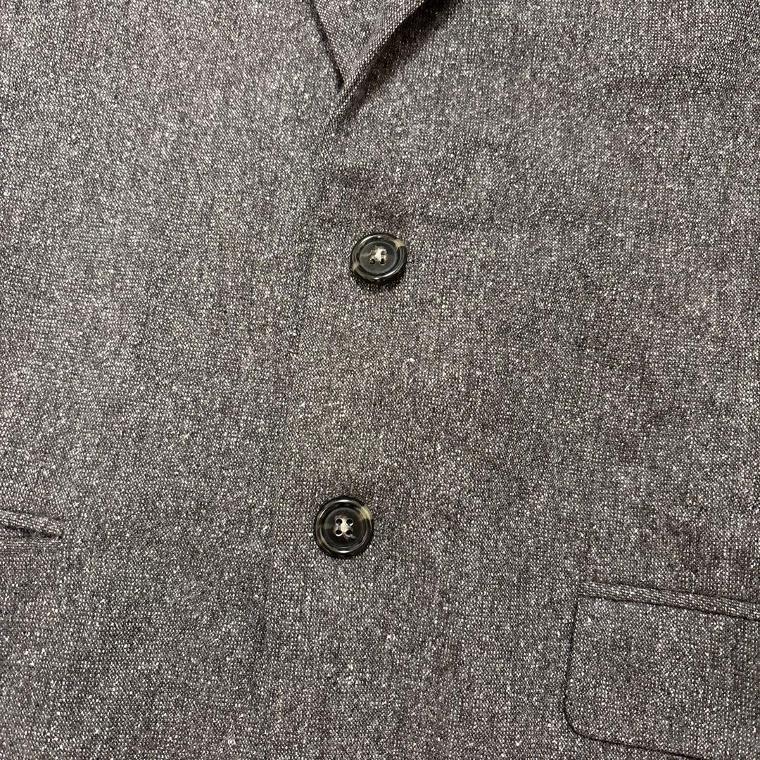 Pendleton 90s Wool Silk Tailored Jacket Gray Made… - image 3