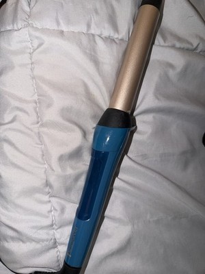 Remington Curling Wand 1'' Ceramic Blue Gold Adjustable Heat Settings