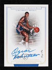 2019 Panini National Treasures Platinum 1/1 Oscar Robertson #TS-ORB Auto HOF 4x4
