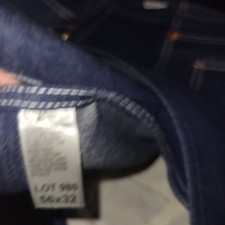 NWT Round House Blue Denim Bib Overalls Cotton Deadstock 56x32 Work Wear