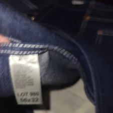 NWT Round House Blue Denim Bib Overalls Cotton Deadstock 56x32 Work Wear