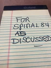 KAPPYS   FOR SPINAL84 AS DISCUSSED