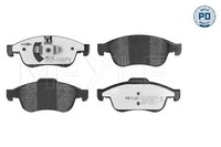 Original Meyle Bremsbelagsatz Scheibenbremse 025 249 1418/PD FüR Dacia Nissan