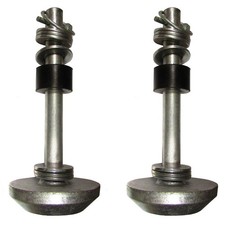 Qty 2 Snow Plow Blade Skid Shoe Fits Universal Products Replaces 100-3133