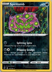 Spiritomb 116/192 Rebel Clash Reverse Holo