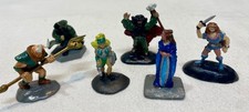6 D D/RPG Miniatures Plastic Resin C1990s