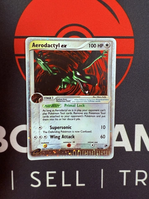 Aerodactyl EX Holo EX Sandstorm 2003 Pokemon #58