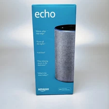 Amazon Echo 2nd Gen Smart Speaker Alexa Voice Control Smart Home Hub Grey 🔊