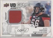 2019 Upper Deck CFL UD Game Jersey Relic Alex Mateas #GP-AM