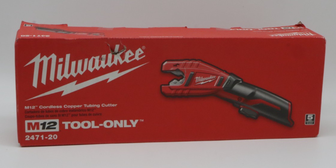Milwaukee M12 2471-20 Cordless Copper Tubing Pipe Cutter 3/8" - 1" (Tool Only)