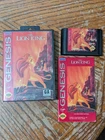 Lion King (Sega Genesis, 1994) Complete CIB - Hang Tab Game Case Manual Disney
