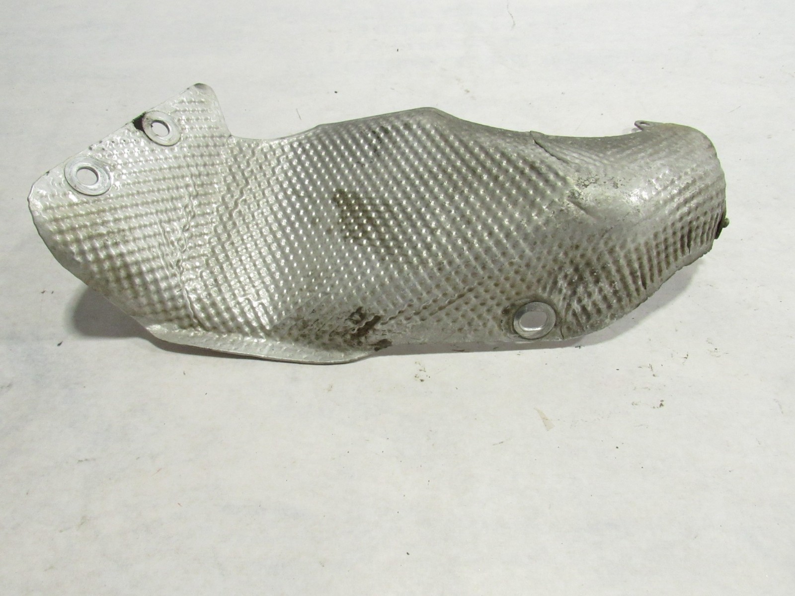 15-19 Ferrari 488 Spider 2017 Left Driver Oil Exchanger Heat Shield Cover ;@2
