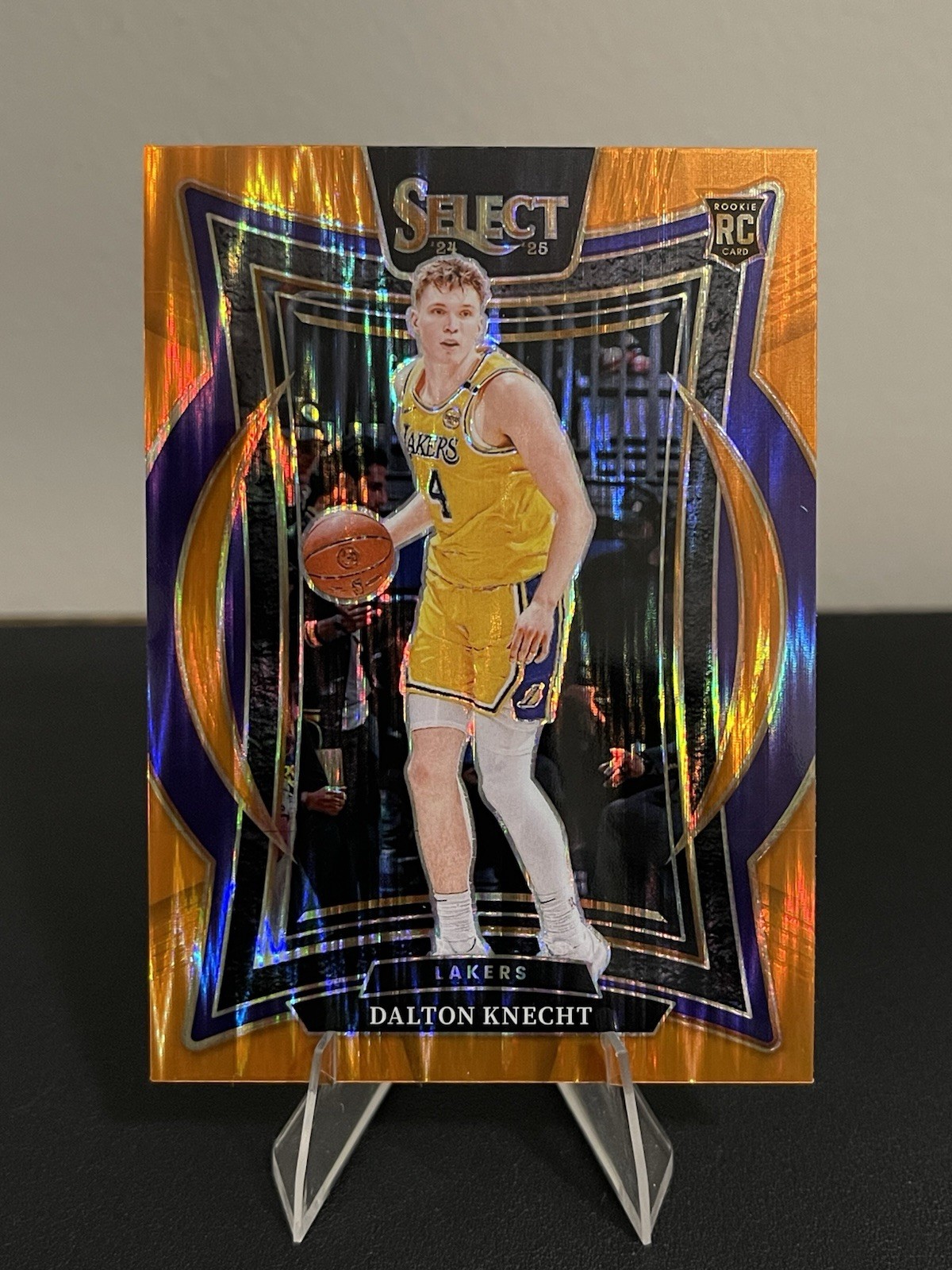 2024-25 Panini Select - Concourse Dalton Knecht #91 Orange Flash Prizm (RC)