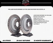 FOR LAND ROVER DEFENDER 130 1994-2004 PAIR FRONT DISC ROTOR L+R