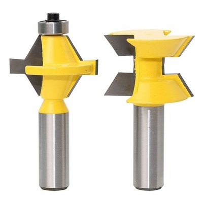 Hartmetall 1,3 cm Schaft Routerspitze Set 120° Schreinerei Rille Meißel Klinge