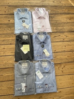 Größe 15,5/36 (etwa M) Slim Fit; Sechs  Hawes & Curtis  als Konvolut (gem. Abb.)
