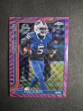 Topps 2023 Chrome Pink Refractor Joshua Palmer #31/250 Buffalo Bills NFL Card
