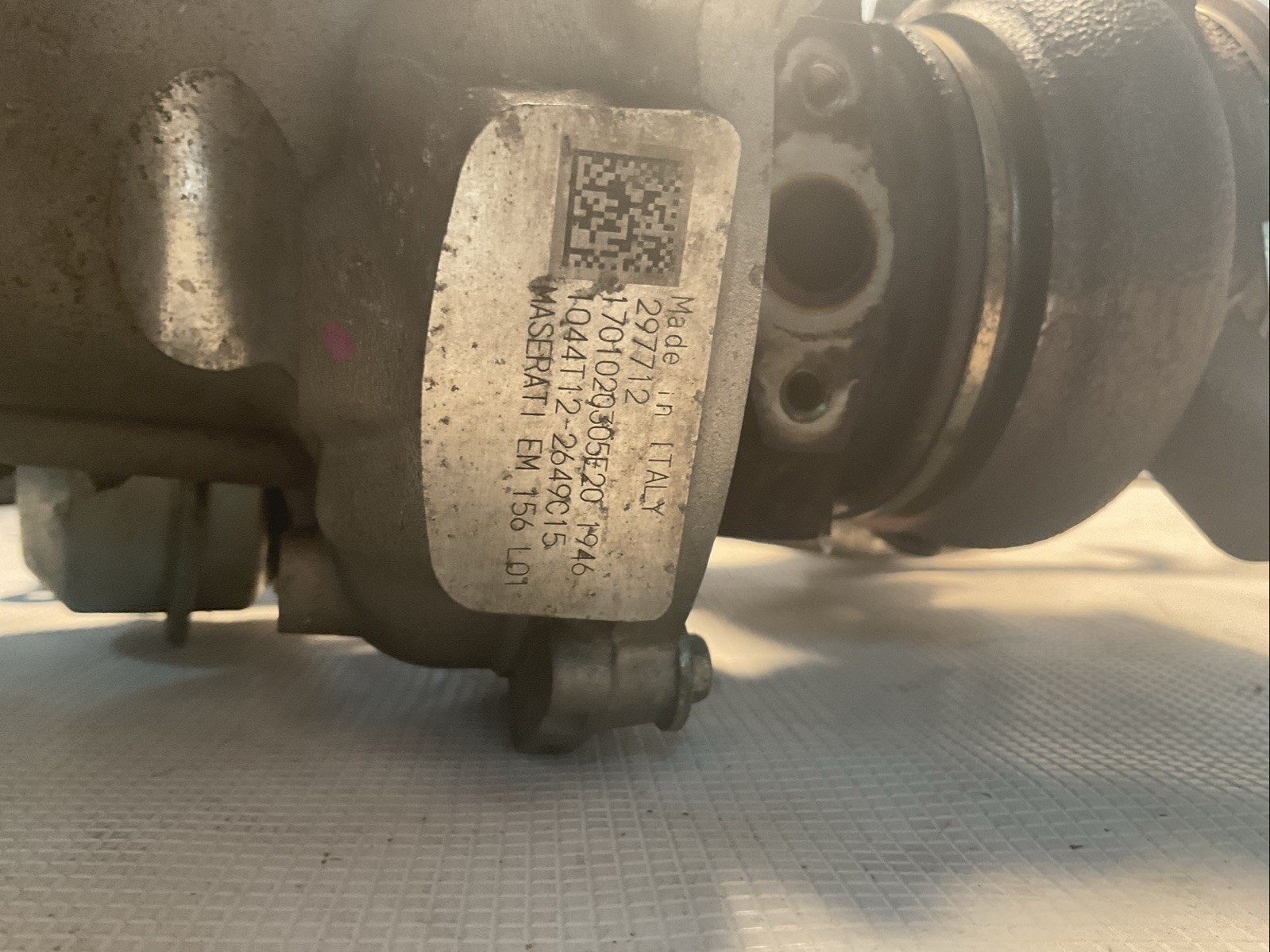 2014-20 Maserati Ghibli Levante Left Turbocharger Turbo Charger Manifold OEM 37K