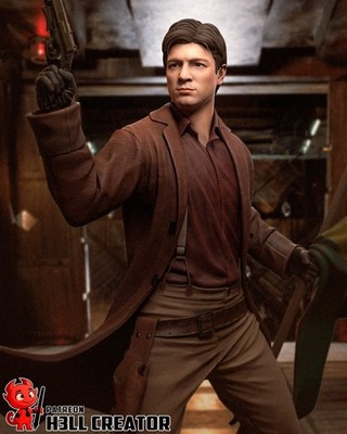 Captain Malcolm Reynolds Figurine Firefly Hand Painted Model / DIY Kit 14 pcs