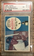 Topps All-Star Rookie Willie McCovey #316 (RC) 1960 RARE Graded Rookie Blue