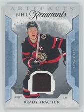 2023-24 UD Artifacts Brady Tkachuk NR-BT NHL Remnants