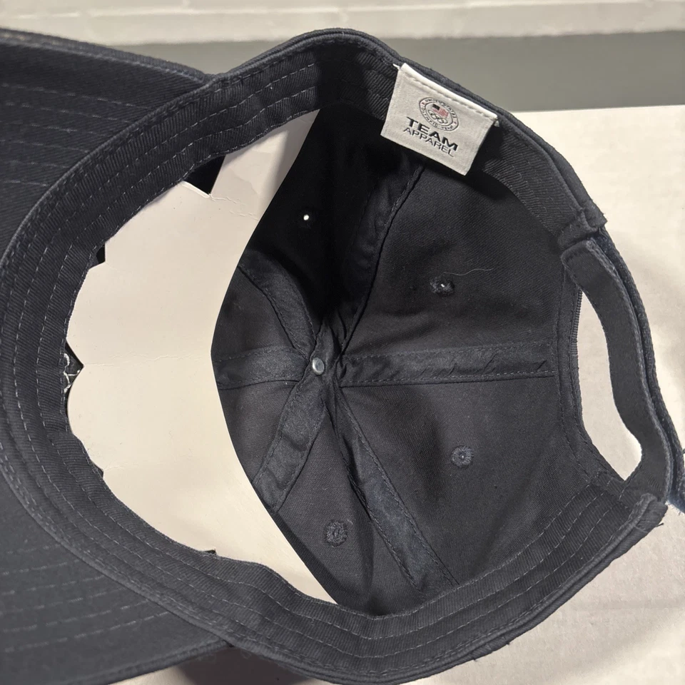 NUEVO 2024 NBC Equipo Olímpico de París EE. UU. Sombrero Ajustable No Estructurado Papá Gorra Azul Marino Foto 4 de 4