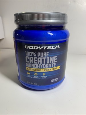 BodyTech 100% Pure Creatine Monohydrate Powder - Micronized Creatine 18 oz
