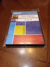 Sewing with Nancy Free-Motion Machine Quilting 1-2-3 DVD 2017 Nancy Zieman RARE!
