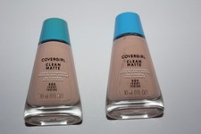 Lot Of 2 COVERGIRL Clean Matte Liquid Foundation  505 Ivory New Sealed
