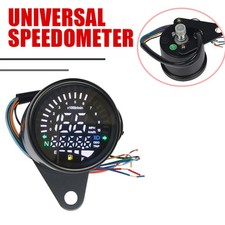 Motorcycle Meter Speedometer Digital Odometer Round Speed Meter for Honda Yamaha
