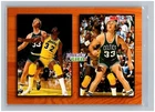 1993-94 NBA Hoops Magic Johnson & Larry Bird #MB1 Magic & Bird Lakers Celtics