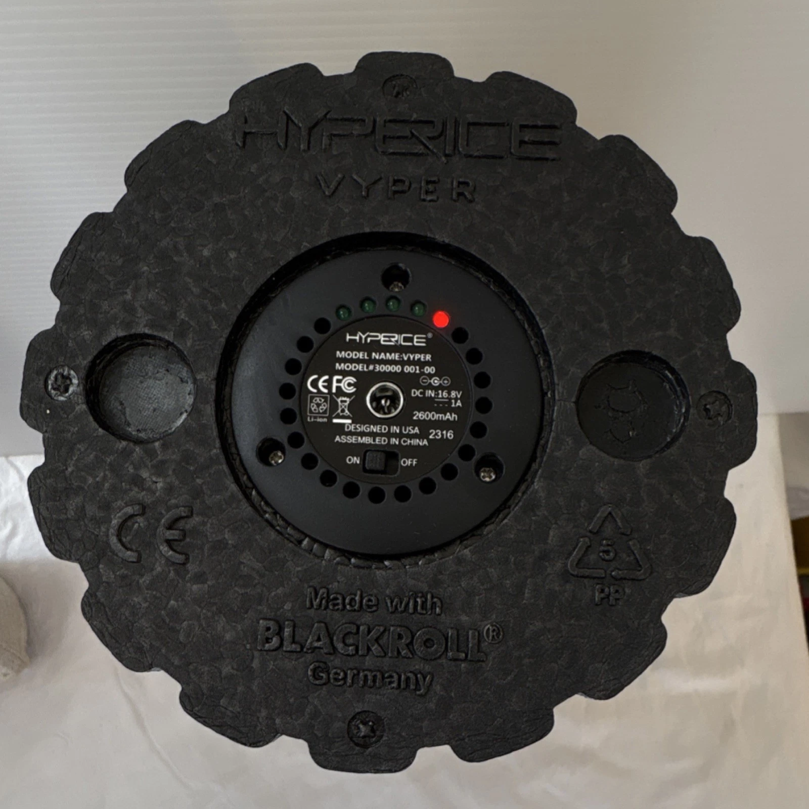Hyperice Vyper Vibrating Foam Roller Black Vibration Technology
Opens in a new window or tab