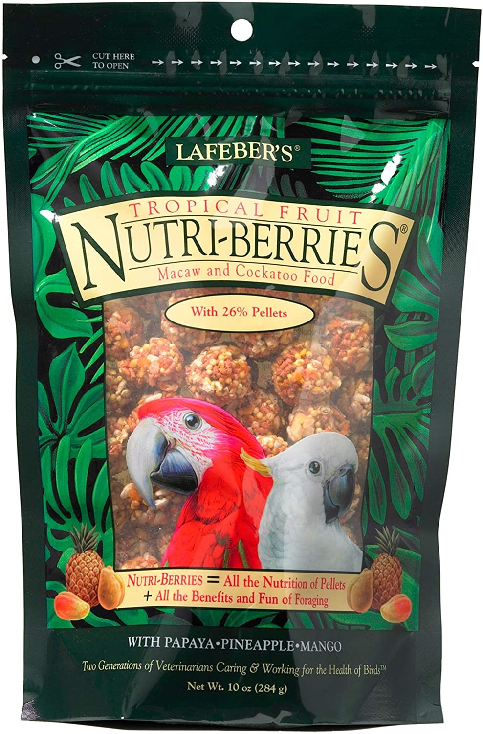 Lafeber's Tropical Fruit Nutri-Berries Macaw and Cockatoo Bi