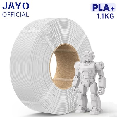 JAYO 1,1KG PLA+ Weiß PLA PLUS Filament Refill 1,75mm 3D-Drucker ohne Spule