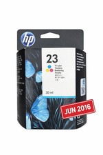 HP 23 Tri-Color Ink Cartridge  Genuine OEM  NEW Sealed  Expired JUN 2016